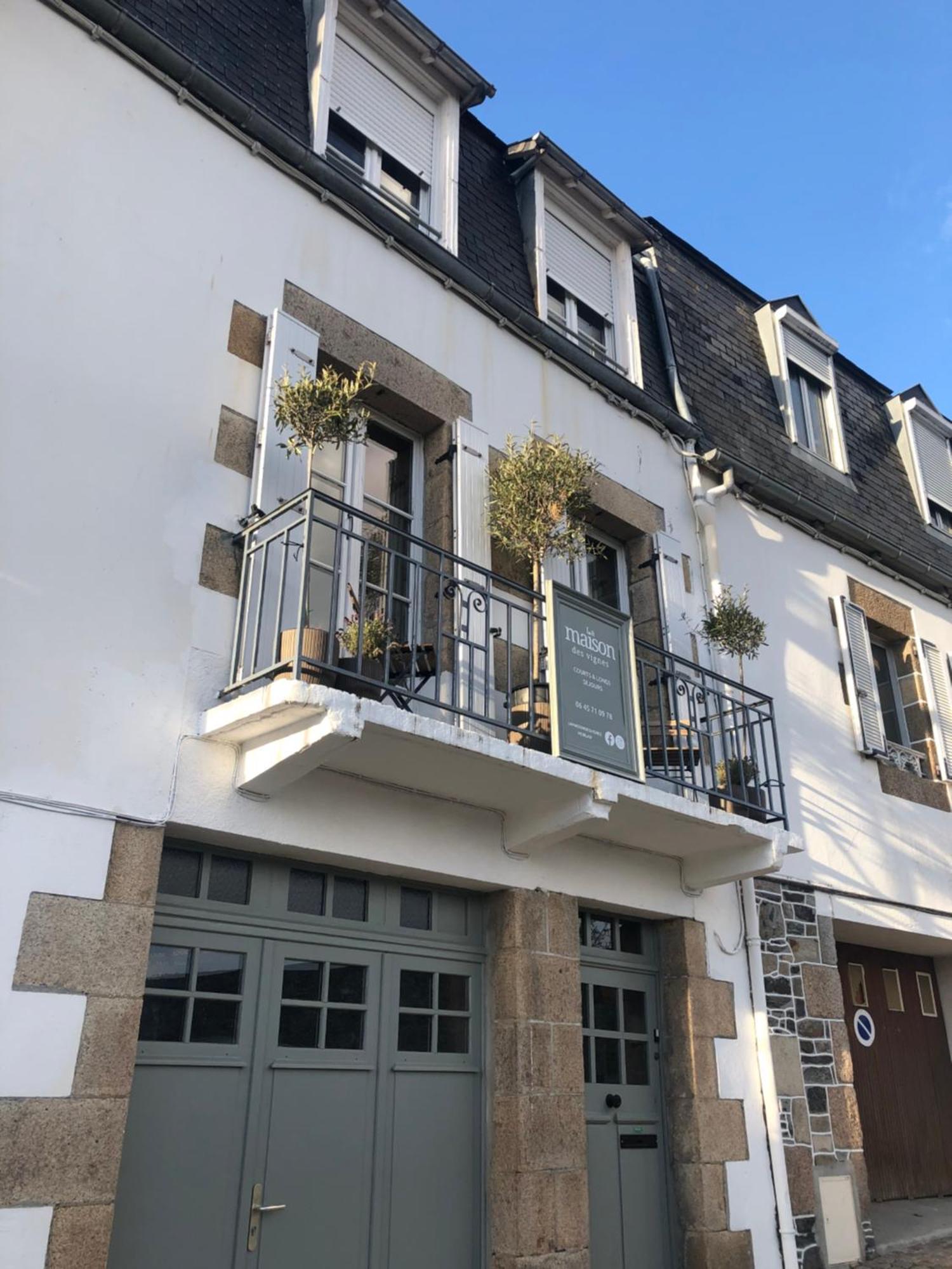 La Maison Des Vignes - Terrasse & Balcon Morlaix Exterior foto